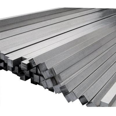 China Construction 6m Length 201 Stainless Steel Square Bar for sale