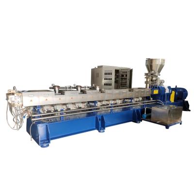 China Pellets PET Flake Recycle Extruder Granulator Twin Screw Extruder For Pet Extrusion for sale