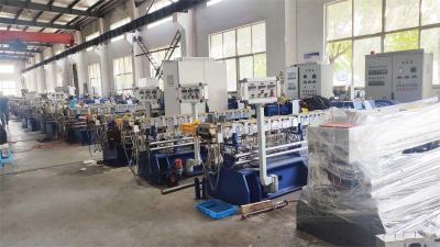 China Plastic Granules PTFE Fuorin Parallel Co-rotating Twin Screw Extruder Double Pelleting Machine for sale