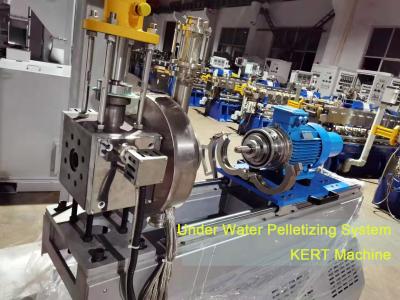 China Twin Line Underwater Pelletizing Pellets Screw Extruder Eva Tpu Tpe Tpa Granulator System for sale