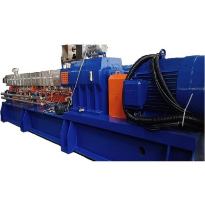 China Yarn PVC PIPE making twin screw extruder machine/PET sheet making machine/filament extruder KET75D for sale