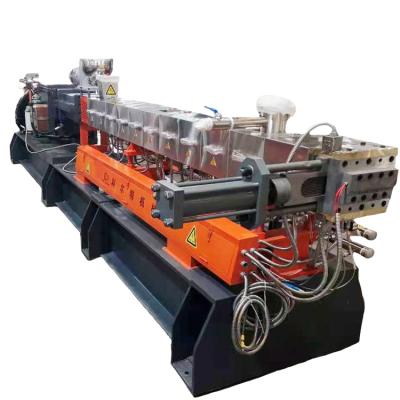 China Wire PE PP plastic filler masterbatch machine twin screw extruder for granulation KET50D for sale