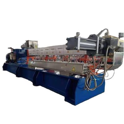 China White Head Degradable Yarn Twin Screw Extruder EVA +TiO2 Batch Extrusion Machine KET50D/PLA Twin Screw Extruder for sale