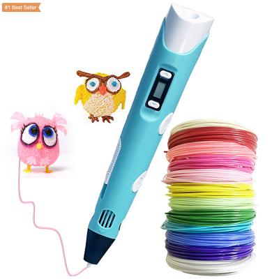 China Decoration 3D Drawing Pen Stift PLA Filament for Kid Child Education Hobby Toys Birthday Gifts DIY 3D Printing Pen 3D Pen Pencil for sale