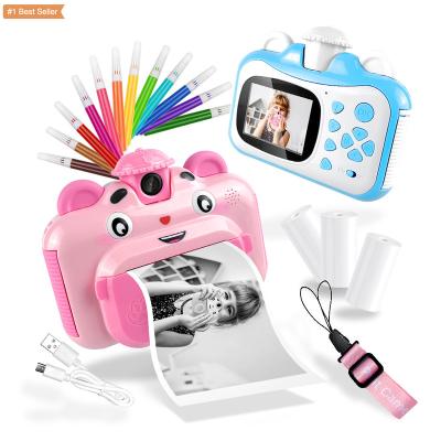 China Instant Digital Camera Jumon VCR Customization 1080P Mini Thermal Photo Paper HD Kids Camera Digital Printing Camera for sale