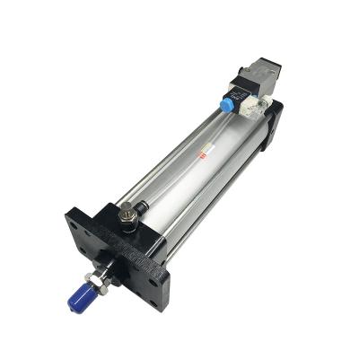 China Factory QGB80-240-FA pneumatic cylinder with solenoid valve buffer device aluminum alloy air cylinder for sale