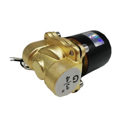 China General UNID UW-20 Water Valve 2 Way Full Brass Solenoid Valve Copper Water Solenoid Valve Normally Closed for sale