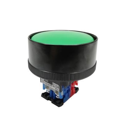 China AR30B2R Plastic Green Electric Switch Big Control Plastic Mushroom Master Push Button Switch for sale