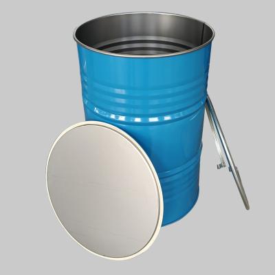 China Powder packing 55 gallon steel oil drum/200L barrel 210L for sale