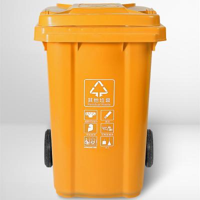 China Sustainable Multi Color Options For Weather Resistance Large Door Bin Environmental Waste Bin Can By Customization Logo for sale