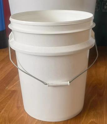 China 5 gallon plastic water bucket for ice cream candy tub packaging paint self produced and self sold, can be customized for sale