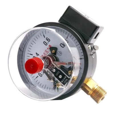 China Magnetic Aid Electric Contact Pressure Gauge 1.6mpa Pressure Controller zu verkaufen