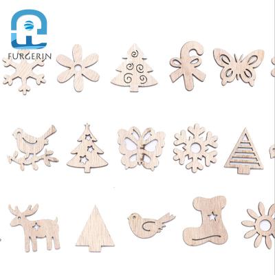 China Promotional Europe Wooden Christmas Home Decoration Crafts Hanging Ornaments for sale