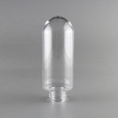 China BEAUTY PACKAGING round PET bottom clear test tube bottle 80ml for beauty tablet packaging for sale