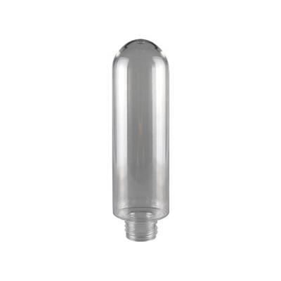 China BEAUTY PACKAGING Round Bottom Clear Empty PET Test Tube Packaging Bottle For Beauty Cosmetic for sale