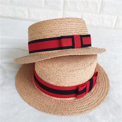 China Wholesale CUSTOM MADE image FLAT SURFACE STRAW HAT designer wheat toquilla sun woven summer beach OMBRE straw hat for women MEN ladies summer for sale