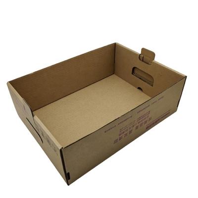 China Recycled Materials Delivery Fresh Fruit And Vegetable Packaging Corrugated Paper Customize Cardboard Fruit Cardboard Box For Product Packing for sale