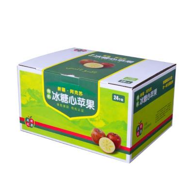 China Recyclable Custom Multi Size Vegetable And Fruit Box Apple Packaging Box With24 36 Division Divider Layer Cardboard Packaging Cardboard for sale