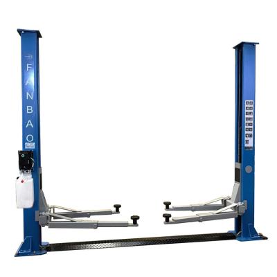 China Maintanence 3.0T Auto Cylinder Car Crane Single Cylinder Vehicle Lifter Two Side Version Two Post Manual for sale