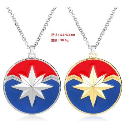 China ALLOY captain is the key chain of the avengers captain marvel logo key chain pendant for sale