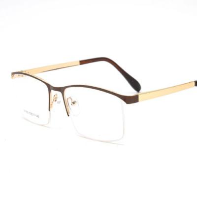 China Activites Outdoor Anti-blue Light Computer Titanium Metal Glasses Frame Rimless Optical Glasses Frame Square Optical Glasses Frame Men for sale