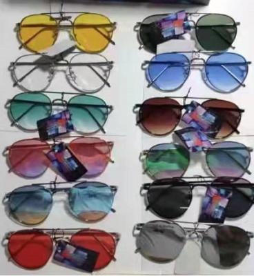 China Classic High Quality Acrylic Round Shape Metal Sunglasses Vintage Women Men Eye Wear Jewelry Sunglasses for sale