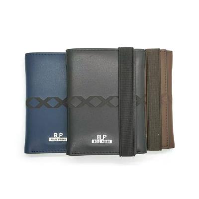 China Can be used to put 2021 custom made popular genuine leather men's cash money wallet with card holder for sale