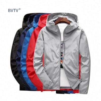 China IVY High Quality Stylish Wind Breaker Waterproof QUICK DRY Sports Jacket Plus Size Custom Made Jacket For Men for sale