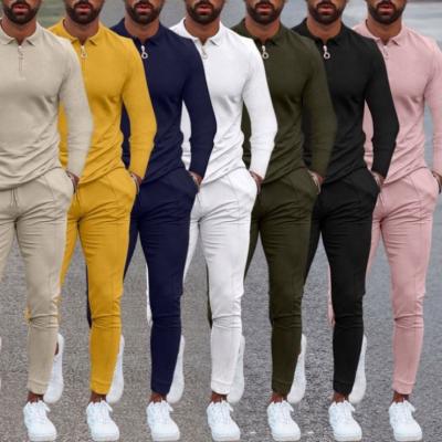 China Wholesale Breathable Solid Color Men Winter Men Two Piece Set Pants Sets 2021 Mens Designers Clothing for sale