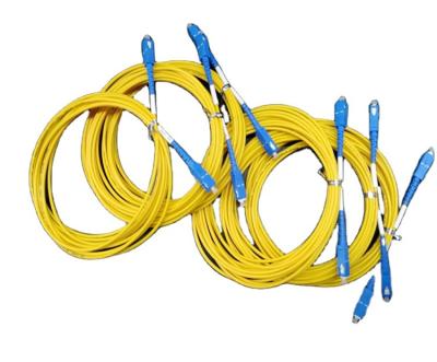 China FTTH Cable SC FC St APC UPC Single Mode Fiber Optic Fiber Optic Patch Cord For CATV for sale