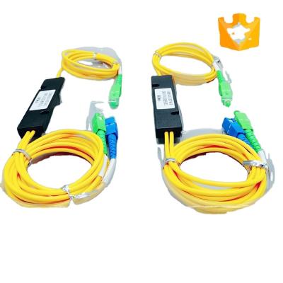 China Wholesale 1X2 1X4 1X8 1X16 1X32 1X64 PLC Optical Signal Distribution Factory FTTX Systems/PON Networks/CATV Ties/Sc APC UPC Fiber Optic Connector Tube Splitter Steel Type for sale