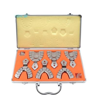 China Lower Area Manufacturing Stainless Steel 6PCS S&M&L Dental Stimulator Set Dental Implant Tray Locator for sale