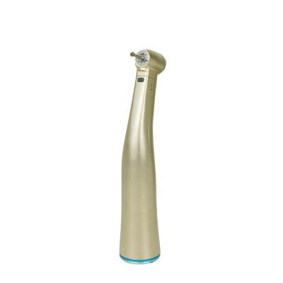 China Foshan dental supplier sector dental handpiece push button 1:1/1:5 led fiber optic angle counter increasing dental handpiece for sale