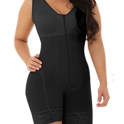 China Shapers Breathable Skim Women's Full Plus Size Corset Tops Panties Nylon Overalls Seamless Shapewear Jumpsuits for sale