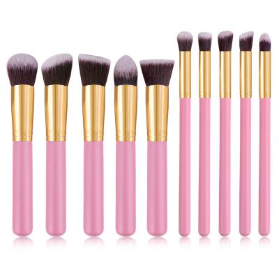 China Lady's Beauty Cosmetics Makeup Wholesale Makeup Brushes Cute Wooden Makeup Brush Set Makeup Brushes for sale