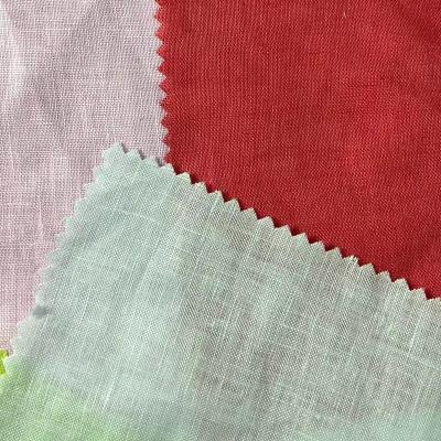 China Anti-Static 100%Linen woven Fabric Suitable for women, men's shirts, dresses, pants, children's clothing for sale