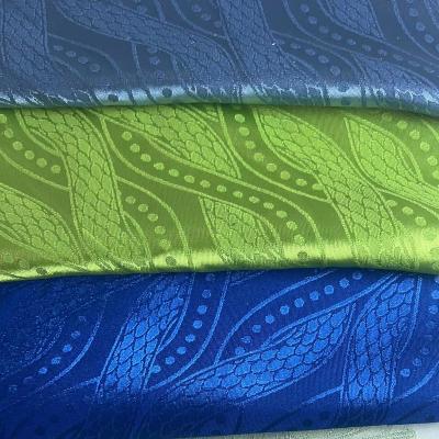 China Sustainable Classical Design 100% Polyester Jacquard Fabric For Textile And Garment for sale