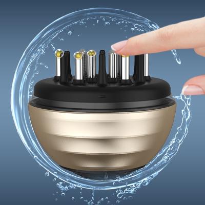 China Mini Rolling Balls Comb Hair Massager Oil Scalp Comb Hair Growth Scalp Liquid Comb Applicator Home Massager for sale