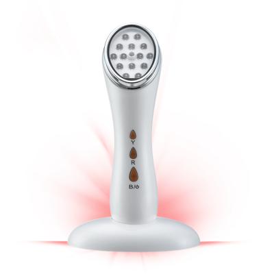 China Anti-Puffiness Skin Tightening Facial Acne Removal Beauty Device Red And Blue Light Skin Care Skin Tightening Device for sale