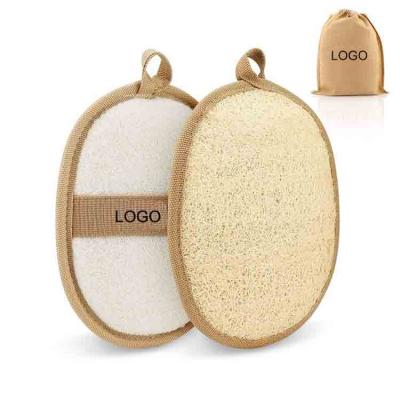 China All Natural 100% Natural Body Scrubber Glove Close Loofah Sponge Exfoliating Loofah Sponge Pads for sale