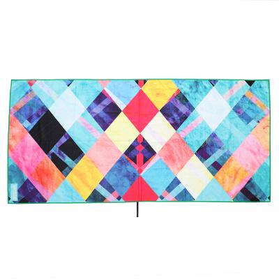 China Customized Designer Print Large Quick Dry Microfiber Sports QUICK DRY Beach Towel for sale