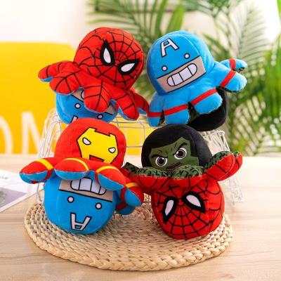 China Hot New Design Kids Gift Marvel Cartoon Character Reversible Comic Stuffed Flip Reversible Spider-man Anime Octopus Plush Toys for sale