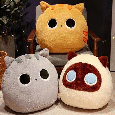 China Hot Sale Kawaii Cute Soft Plush Toy Decoration Toy Black Cat Pillow Stuffed Animal Black Cat for sale