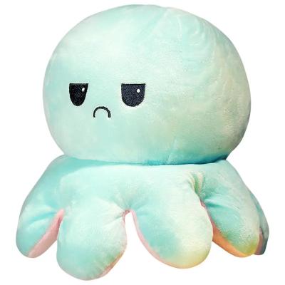 China Soft Toy Octopus Plush Pillow Skin Flip Stuffed Animal Toy Unstuffed Plush Skins Reversible Low MOQ Soft Giant Octopus Plush Decoration for sale