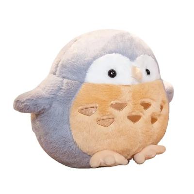 China Cute Soft Cartoon Kawaii Plush Toys Bedroom Decoration Ornaments Gray Animal Plush Toys Cute White Owl Plush Toys for sale