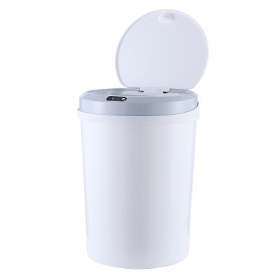 China Sustainable Portable Smart Home 12L AA Battery IR Induction CE ROHS Automatic Smart Trash Can for sale