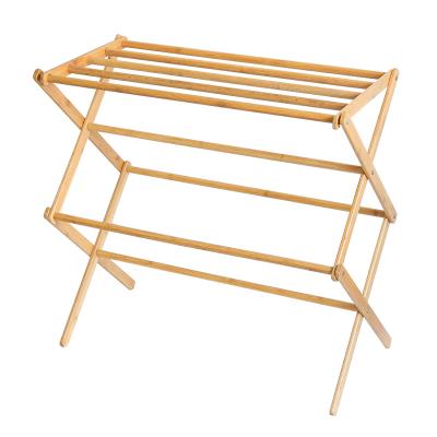 China Sustainable Home-IT Clothes Drying Rack - Bamboo Clothes Rack - Heavy Duty Fabric Drying Rack for sale