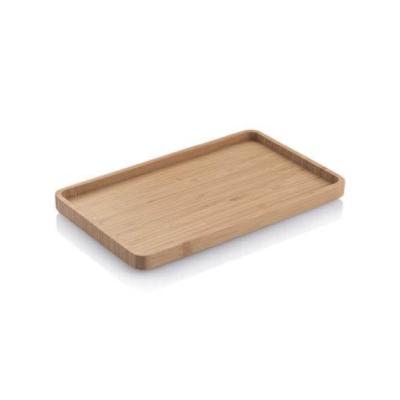 China Bamboo Serving Tray With Handle Large Rectangle Sustainable Eco Friendly Bamboo Food Serving Tray for sale