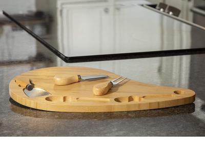 China Disposable Bamboo Cheese Board for sale