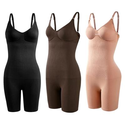 China Nylon Seamless Slimming Shapewear For Women Waist Trainer Butt Lifter Body Shaper Corset Weight Loss Jumpsuit New for sale